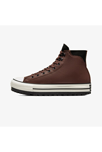 Converse Chuck Taylor All Star City Trek Unisex Kahverengi Deri Bot