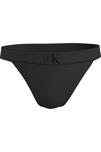 Calvin Klein TANGA Kadın Siyah Bikini Altı