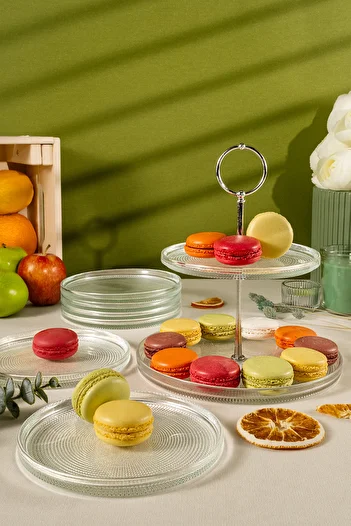 Fecra Loren 7 Piece Serving and Presentation Set Natural