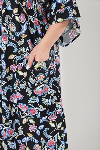 mervemoda Women's Plus Size Woven Dress