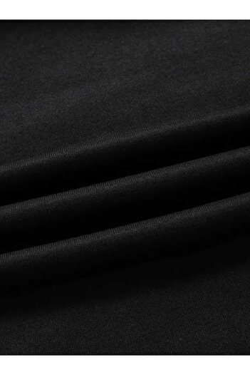 caddekombin Örümcek Hoodie Arka Baskılı Kapüşonlu Cepli Pamuklu Siyah Sweatshirt