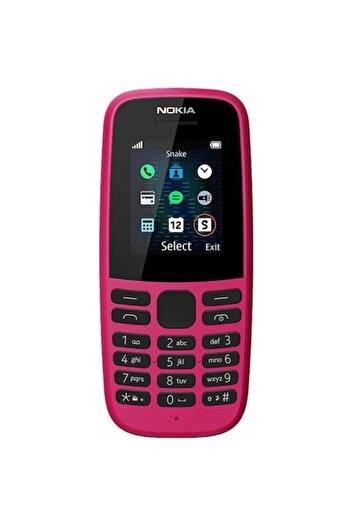 Nokia 105 (2019) Mobile Phone, Dual SIM, Pink
