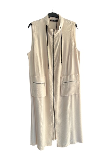FATMA DANIŞMAN Long Vest with Large Size