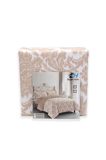 ELEGANT HOME Wooded quilt set 3 pieces