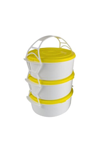 gogiva Set of food containers, Plastic, 3x1200 ml, 3 pcs
