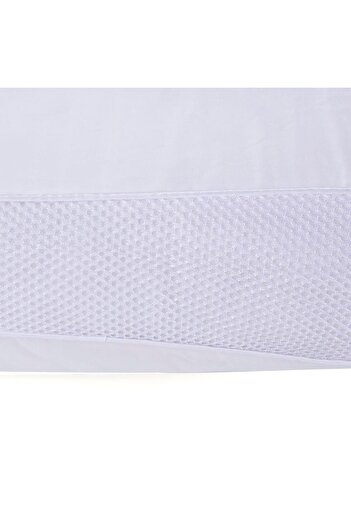 KBOX Luxury Microfiber Pillow with 100% Cotton Cover and Breathable Mesh for Comfortable Sleep Support
