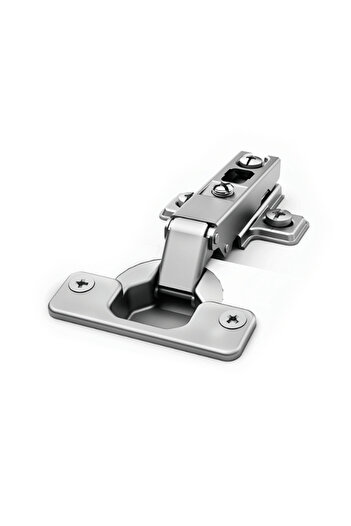 SAMET Flat Cabinet Door Hinge Stone Hinge (Flat Hinge) (4 Pcs)