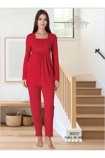 EM&FA TEKSTİL Pregnant Maternity Pajama Set
