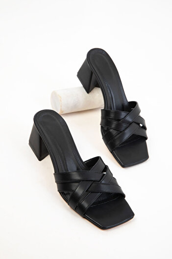 SOHO Black Women's Classic Heeled Shoes 20768