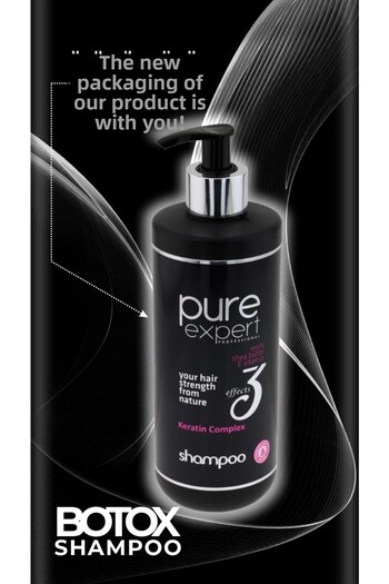 Pure Expert 500 Ml Repair Shampoo for Keratin Complex and Dye and Damaged Hair