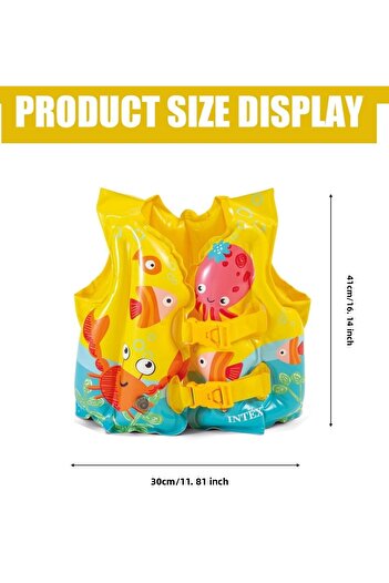 Intex Printed Children's 3-5 Years Old Inflatable Vest