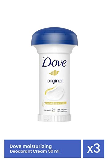 Dove DEO CREMA 50ML CIUPERCA ORIGINAL x 3 pieces