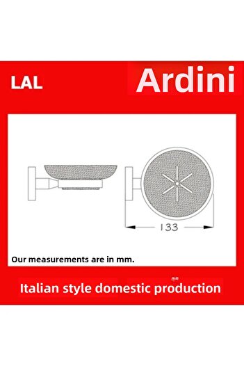 ardini Lal Soap Dispenser Chrome