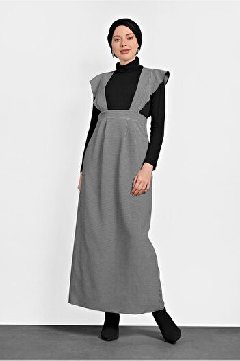 Alvina 40366 Model Patterned Zippered Dress