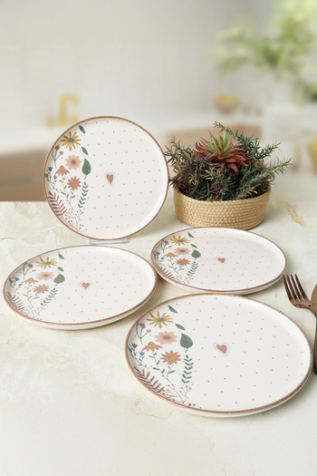 Keramika Farfurie Nordic pentru Tort 22 cm 4 Bucuri Soft Bloom 22875