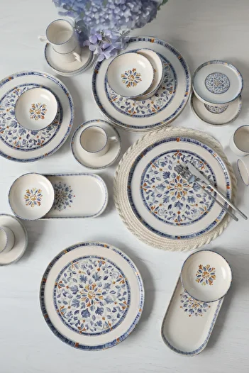 Keramika Sapphire Dowry Kit 26 Pieces for 6 People 22743-44-45-46