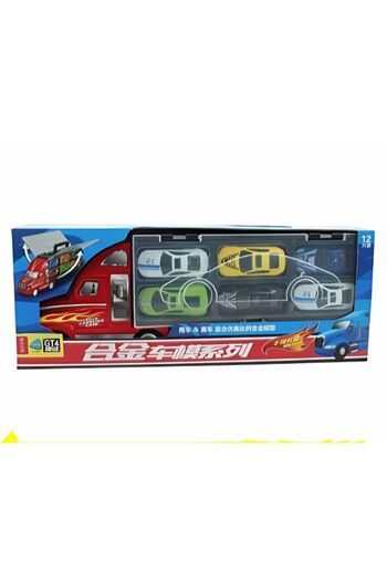 Generic 12-Piece Small Car In A Truck Set