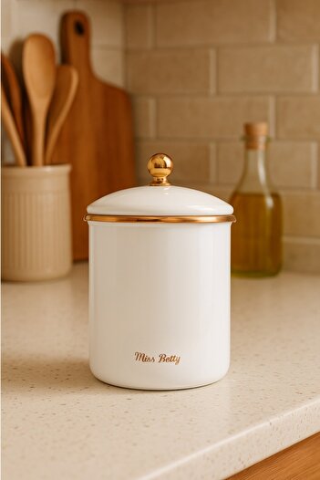 Miss Betty 15 cm Large Size Style Enamel Jar