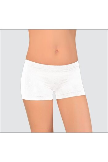deniz iç giyim Laser Cut Seamless Boxer - White Corset Boxer