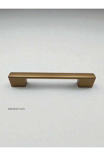 DKSDİZAYN Yeni Nelgis 96-128 Mm Mat Altın Mobilya Çekmece Dolap Kulpu 1. Sınıf Ağır Metal Premium Mat Kulp