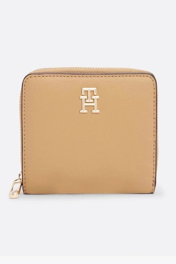 Tommy Hilfiger Th Soft Logotape Med Za Women's Brown Wallet Aw0Aw16917Rbc