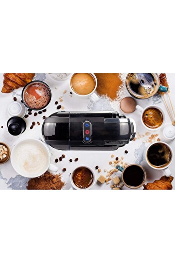 sonashi 3 in 1 Multifunction Espresso Coffee Machine - with 600ML Detachable Water Tank, 3 Adaptors 1450W