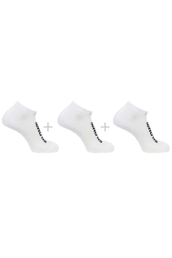 Salomon Everyday Low 3 Pack 3 Pieces Unisex Socks White
