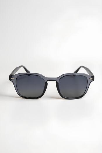 Eyesofia Gemerek Smoke Blue Black Unisex 2025 New Season Sunglasses