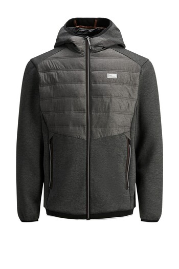 Jack & Jones Jacke Hooded Jacke JCOTOBY HYBRID JACKET Kapuzenjacke