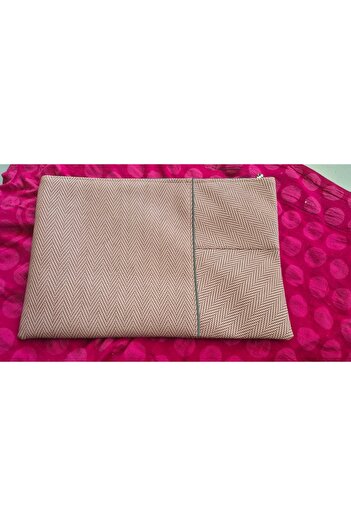 Makyajistanbul Faux Leather Pink Laptop Bag