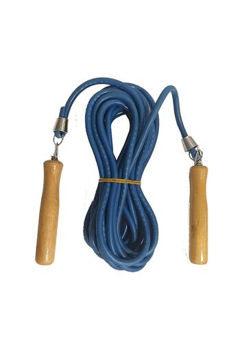 AVESSA 7 Meters Wooden Handle Jump Rope Navy Blue 2807l