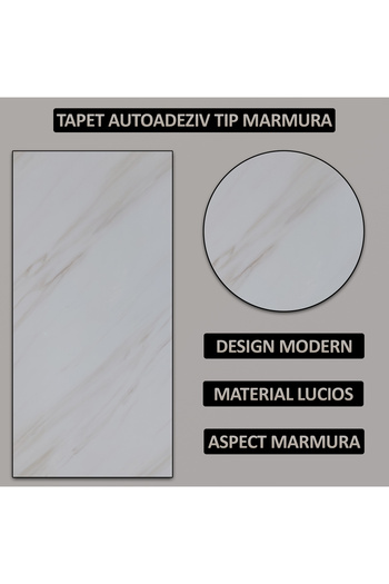 NEXTLY Tapet Autoadeziv Imitatie Marmura , Waterproof, Ajustabil, Adeziv Puternic, Usor De Montat