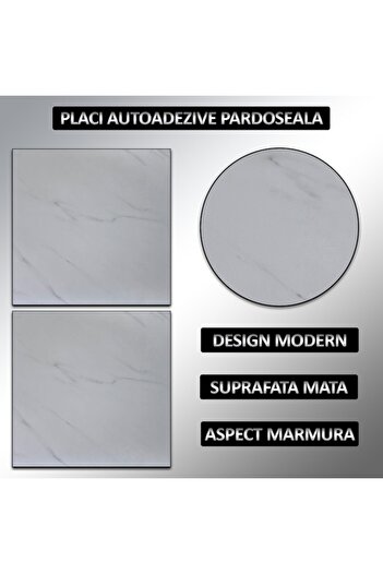 NEXTLY Set 24 X Placi Din Pvc Autoadezive Pentru Podea/perete , Reutilizabile, Waterproof
