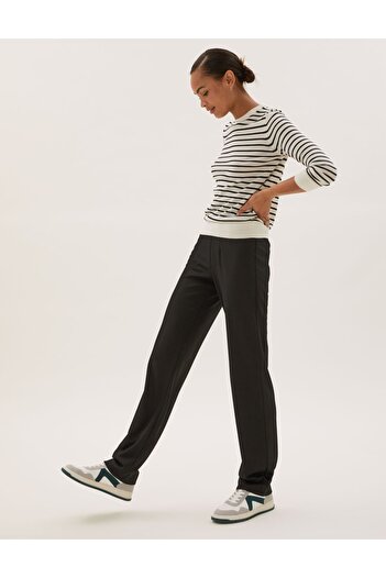 Marks & Spencer Straight Leg Örme Pantolon