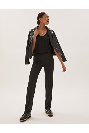 Marks & Spencer Straight Leg Örme Pantolon