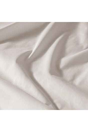 Penelope 100% Cotton Percale Fitted Sheet 100X200 cm Gray - Pure Series