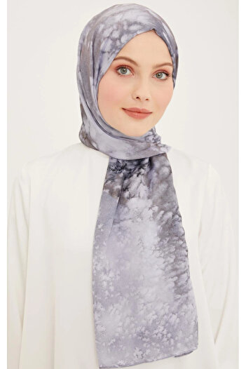 Armine Life Shawl 5369-10 Gray Mixed Pattern