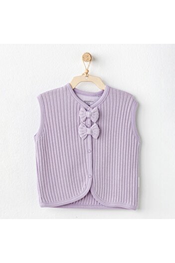 andywawa Ac25098 Sweet Penguin Bebe Yelek Lila