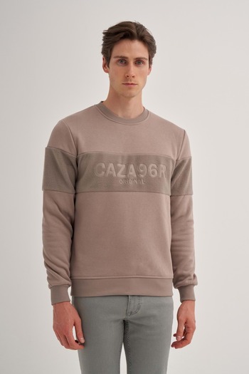 Cazador Jazz 5082 Fleece Sweat 24kceeo05082 Mink