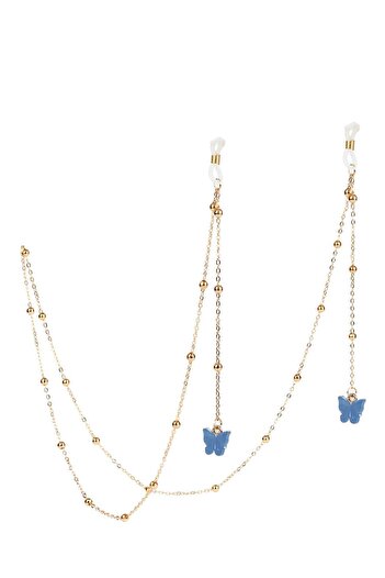New Obsessions Butterfly Detailed Glasses Hanger Chain