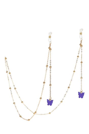 New Obsessions Butterfly Detailed Glasses Hanger Chain