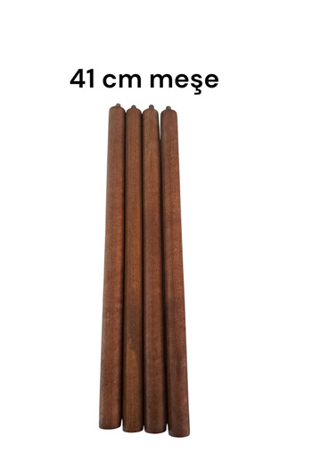 Ema orman Wooden Coffee Table Leg 41 cm Oak 4 Pcs Suitable for DIY Project