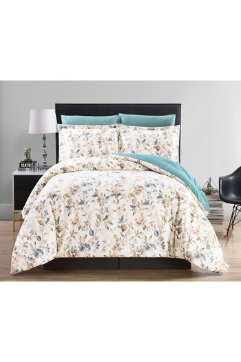 Sleep Blue مفرش لين قطن صيفي مزدوج 6 قطع
