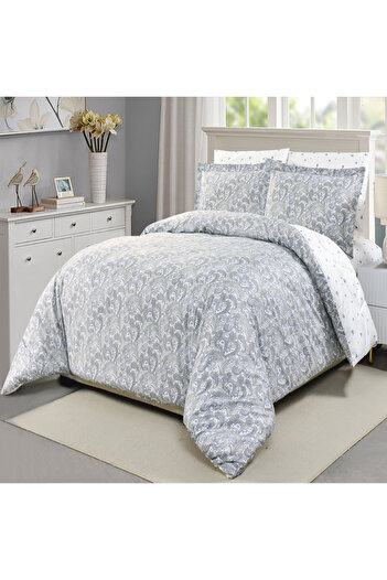 Sleep Blue مفرش نسرين قطن صيفي مزدوج 6 قطع