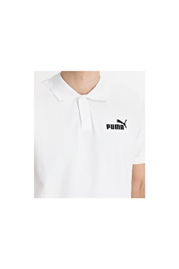 Puma Ess Pique Polo 586674-02 White T-Shirt