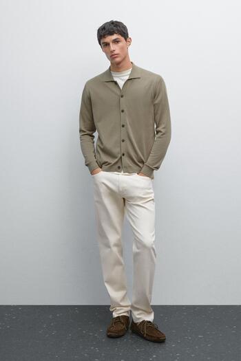 Massimo Dutti Pamuklu triko hırka