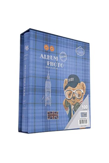 PUFO Photo album in box, Student Bear model, 26 x 20 cm
