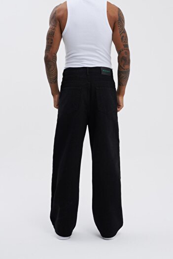 Machinist Erkek Oversize Baggy Jean Black
