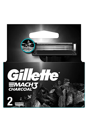 Gillette Mach 3-2 Replacement Charcoal