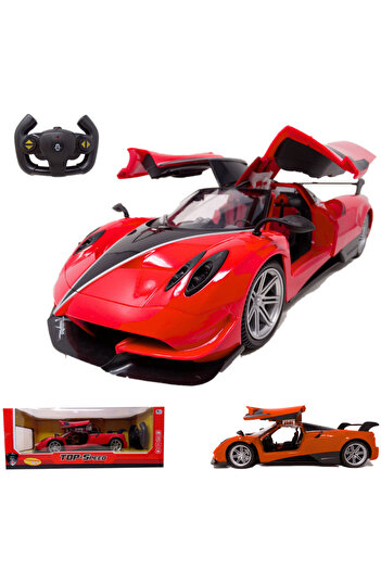 Salamandra Salamandra Kids Car with Remote Control and Moving Doors, Scale 1:12, Red